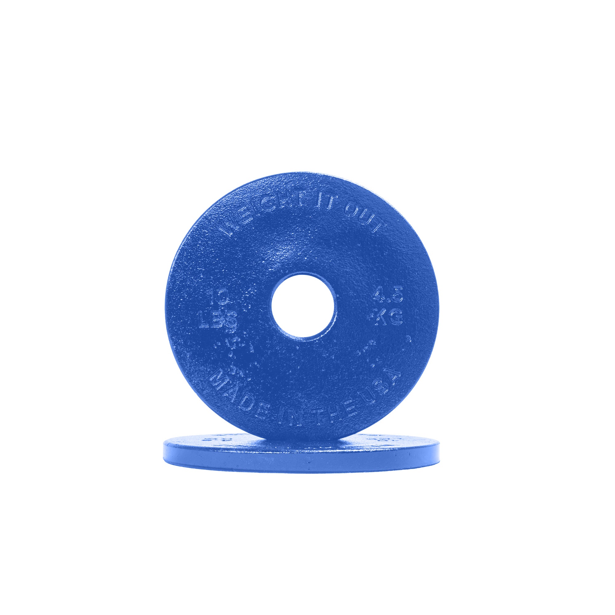 Standard 1" Center Hole Cast Iron Machined Weight Plate Pairs - view 10