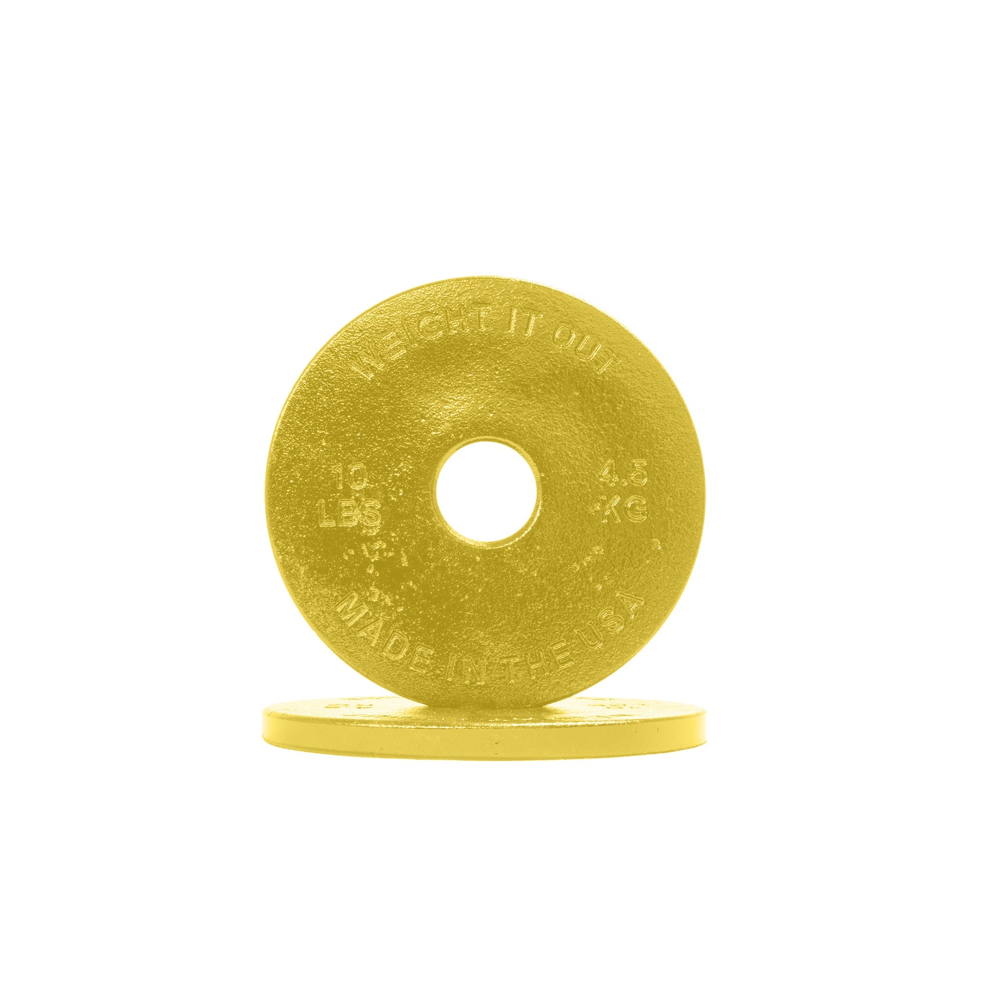 Standard 1" Center Hole Cast Iron Machined Weight Plate Pairs