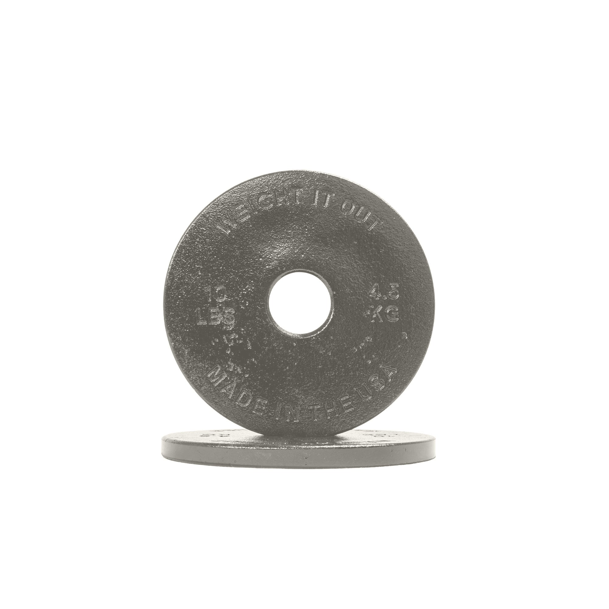 Standard 1" Center Hole Cast Iron Machined Weight Plate Pairs
