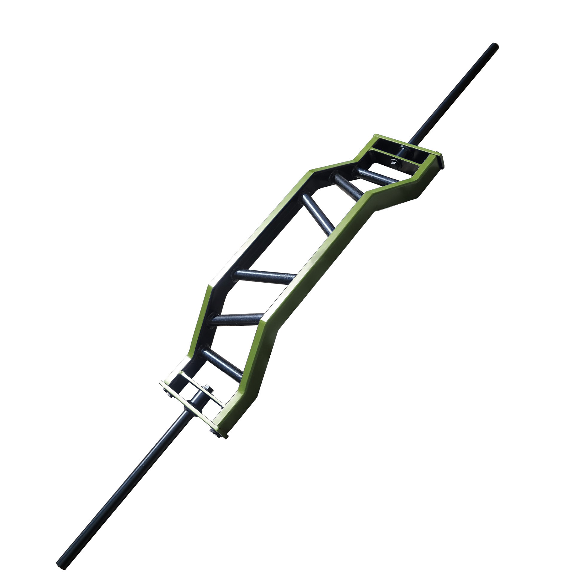 1" Shorty Multi-Grip Cambered Bar - Mixed Grips