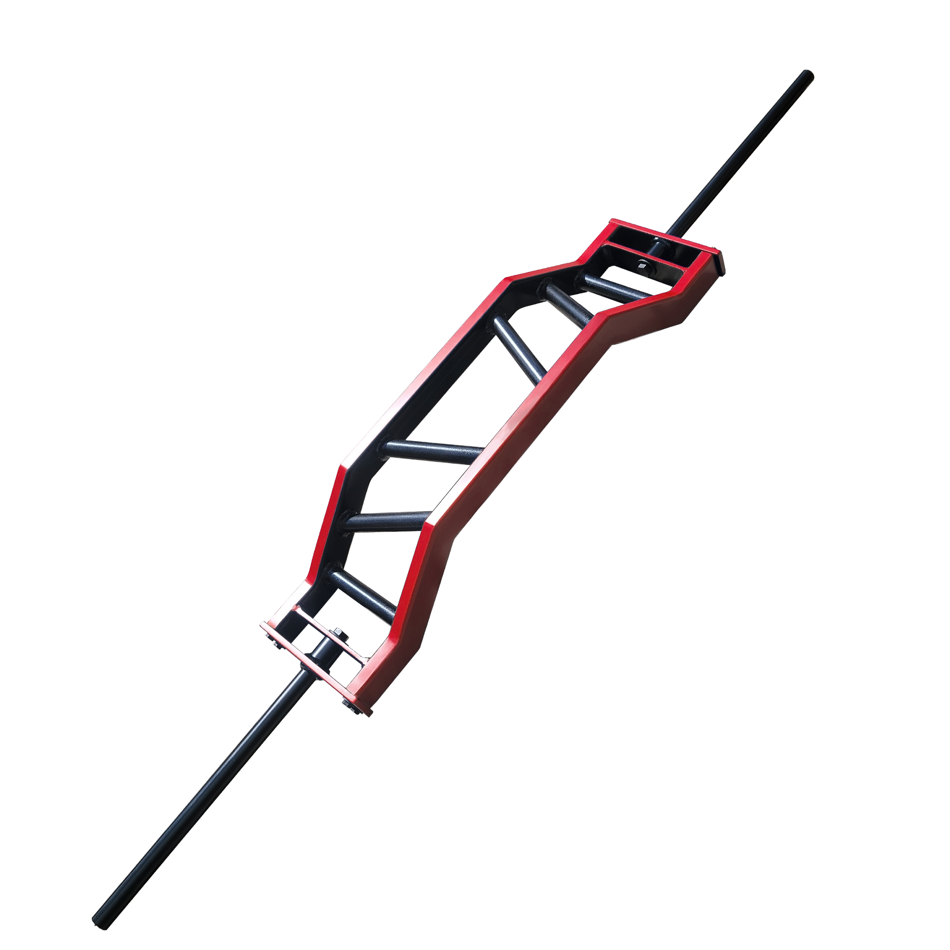 1" Shorty Multi-Grip Cambered Bar - Mixed Grips