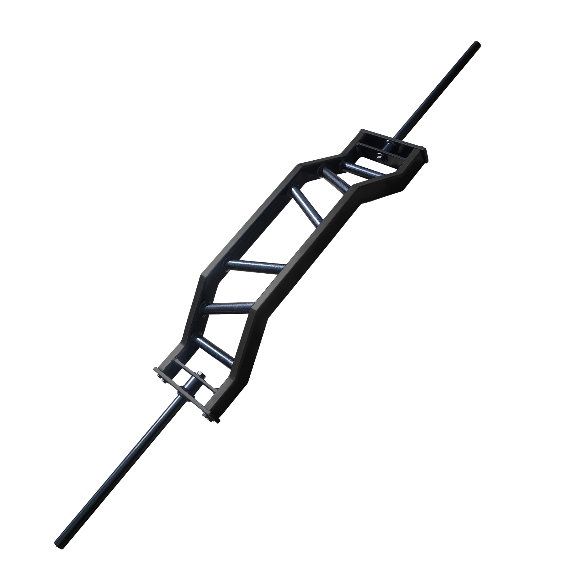 1" Shorty Multi-Grip Cambered Bar - Mixed Grips