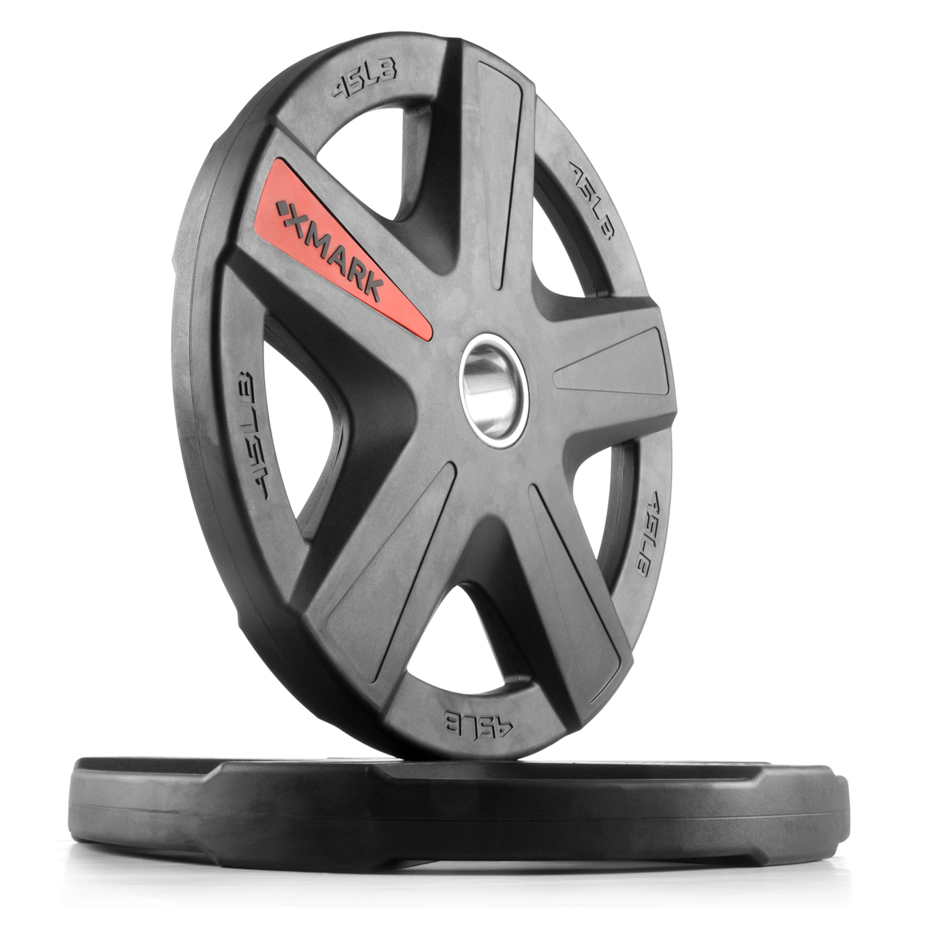 Texas Star® Olympic Weight Plates with patented design and durable virgin rubber