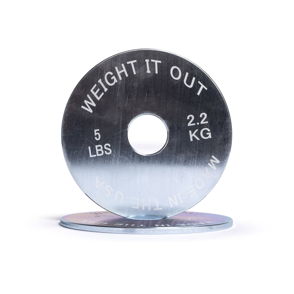 Pre-Order Only: Custom Engraved Solid Steel Calibrated Weight Plate Pairs American Made - view 8