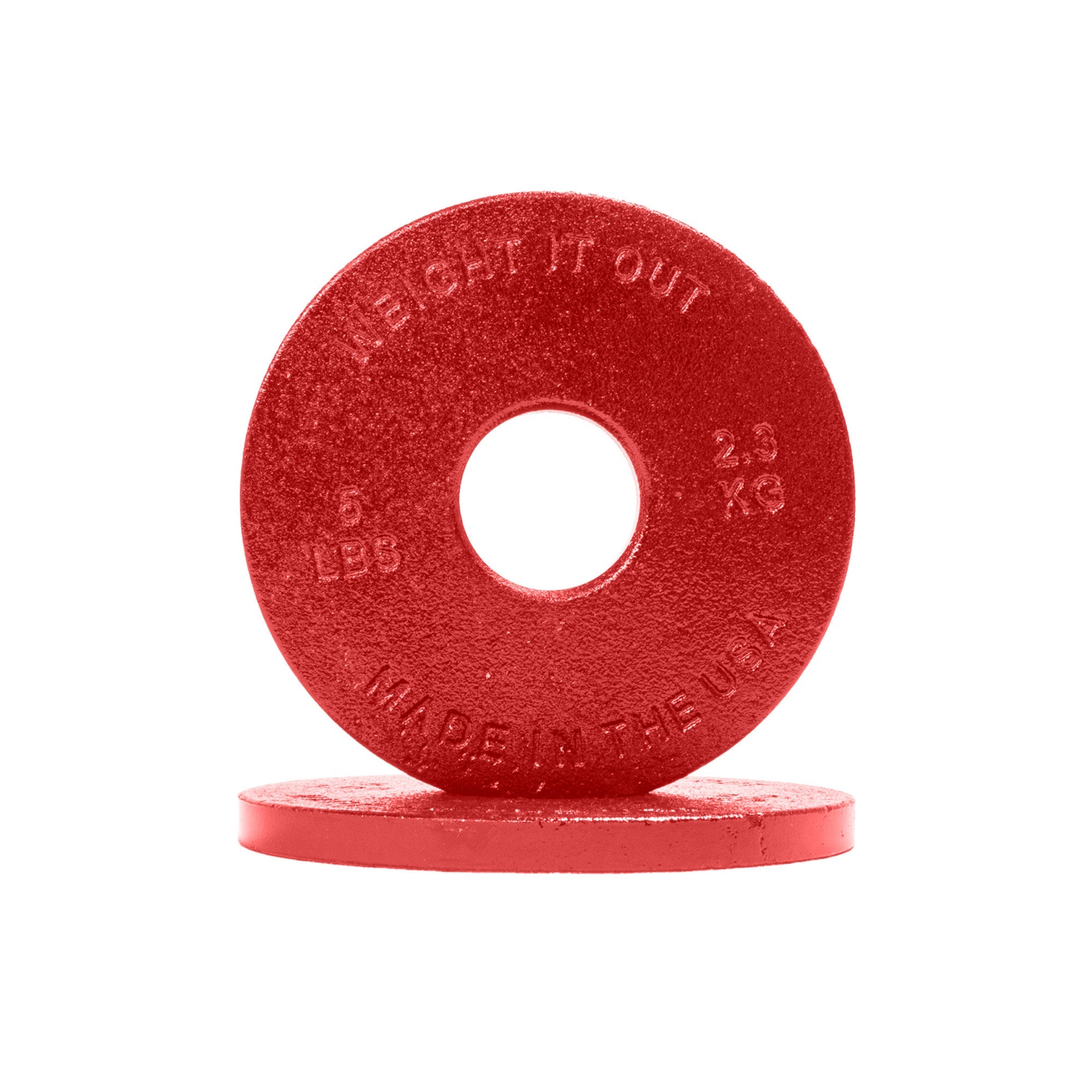 Standard 1" Center Hole Cast Iron Machined Weight Plate Pairs