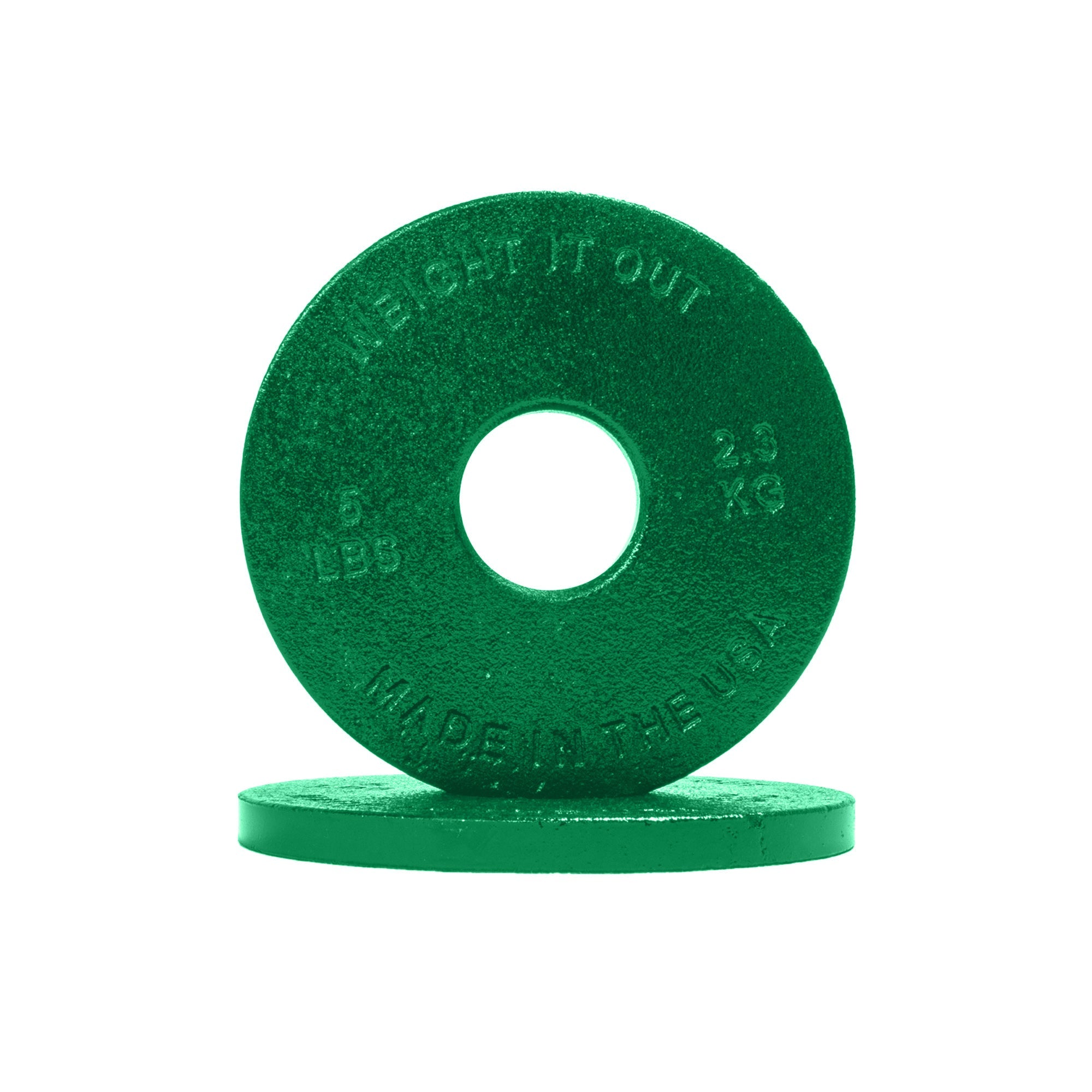 Standard 1" Center Hole Cast Iron Machined Weight Plate Pairs