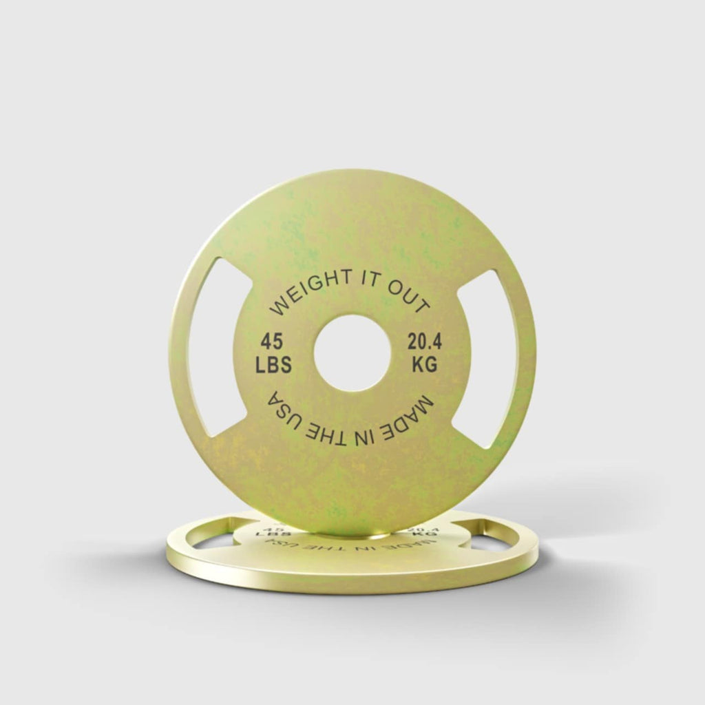 Pre-Order Only: Custom Engraved Solid Steel Calibrated Weight Plate Pairs American Made - view 2
