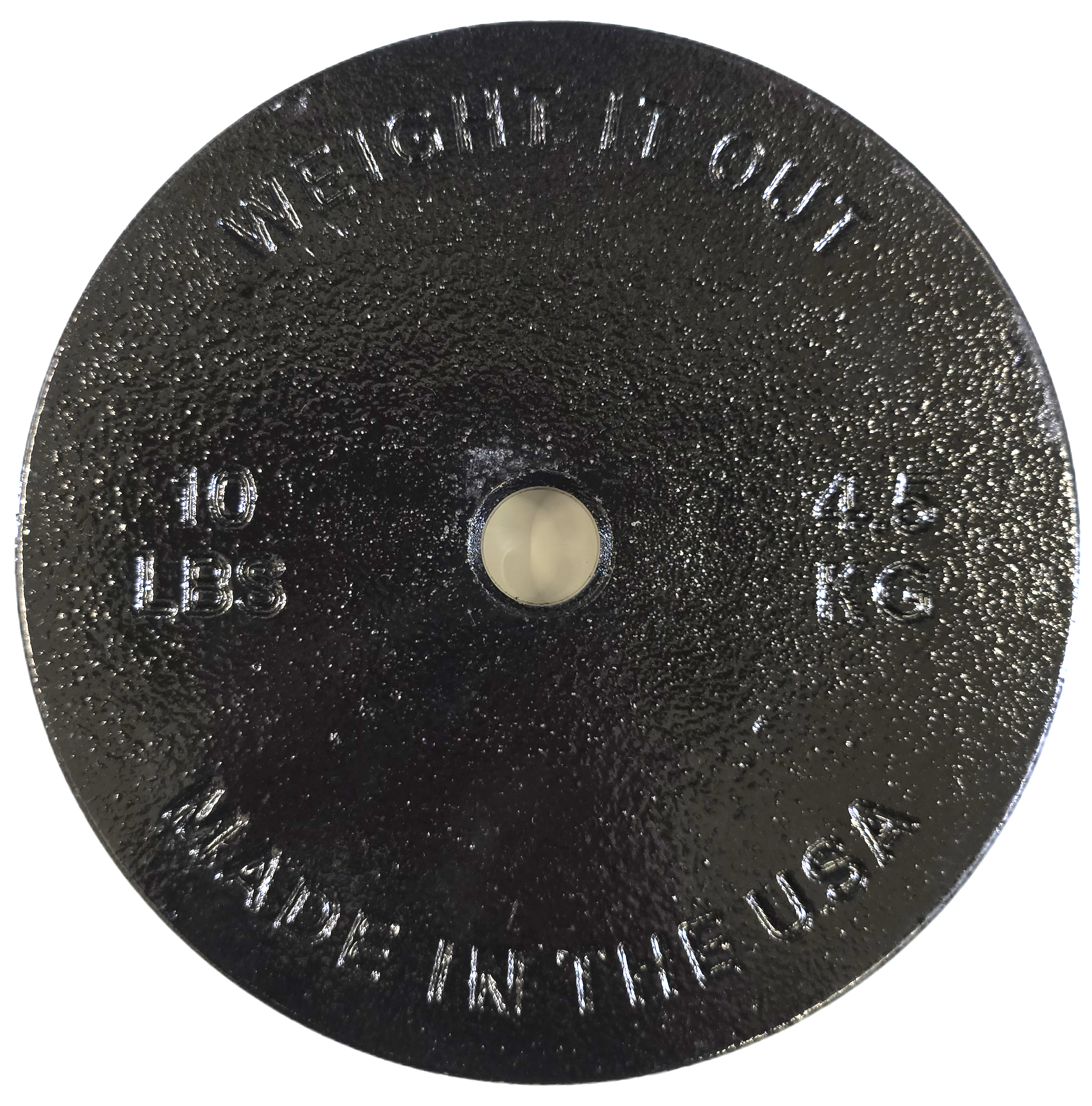 Standard 1" Center Hole Cast Iron Machined Weight Plate Pairs