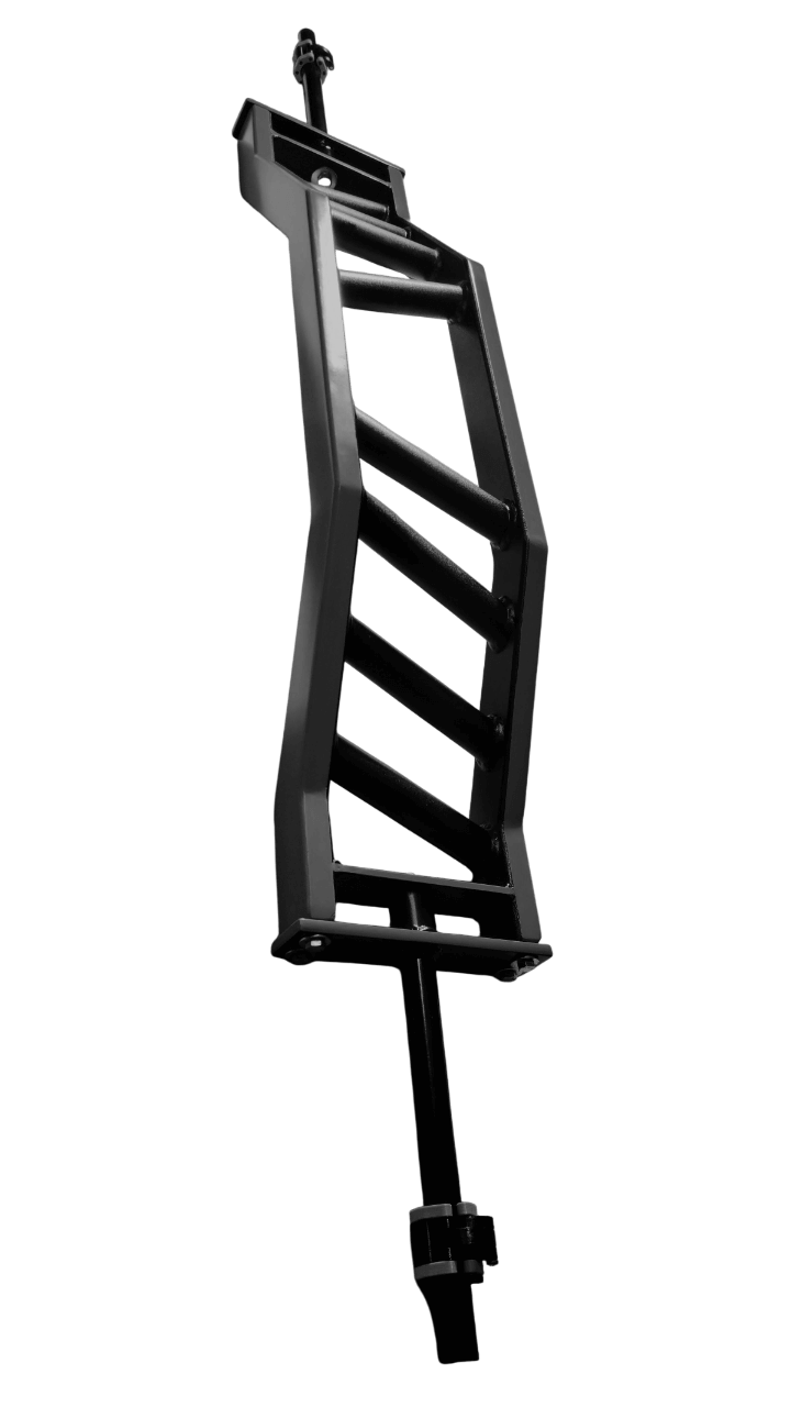 Black 1 inch Camber bar with matching clamps