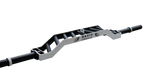 Custom BMF Compact Camber Bar slim specialty barbell with mixed grip and cable attachment
