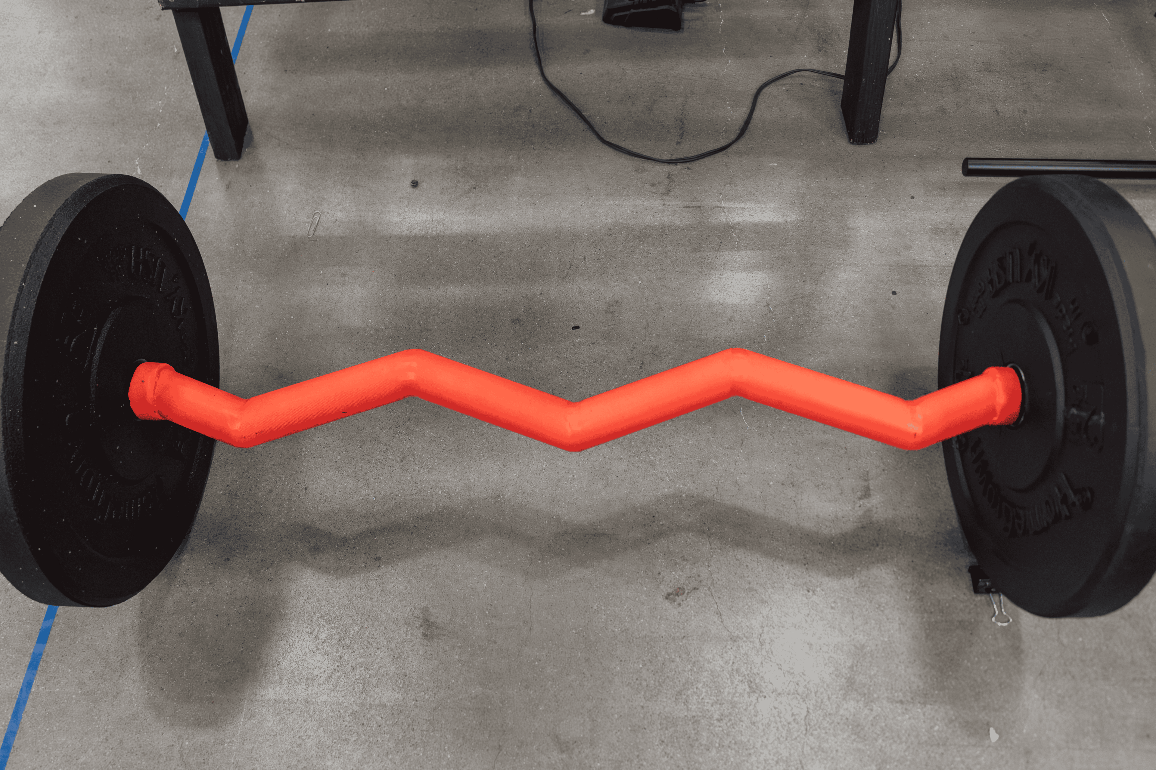 Heavy Duty Axle EZ Curl Bar