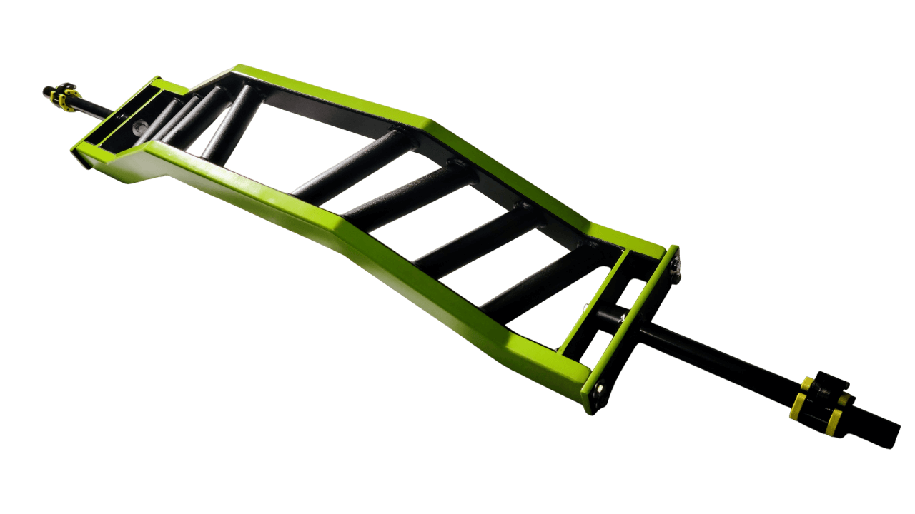Camber Bar 1 inch front angle view, green