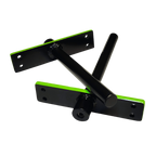 10" Long Standard Modular Sleeves for multi-grip bars, featuring black with green accent