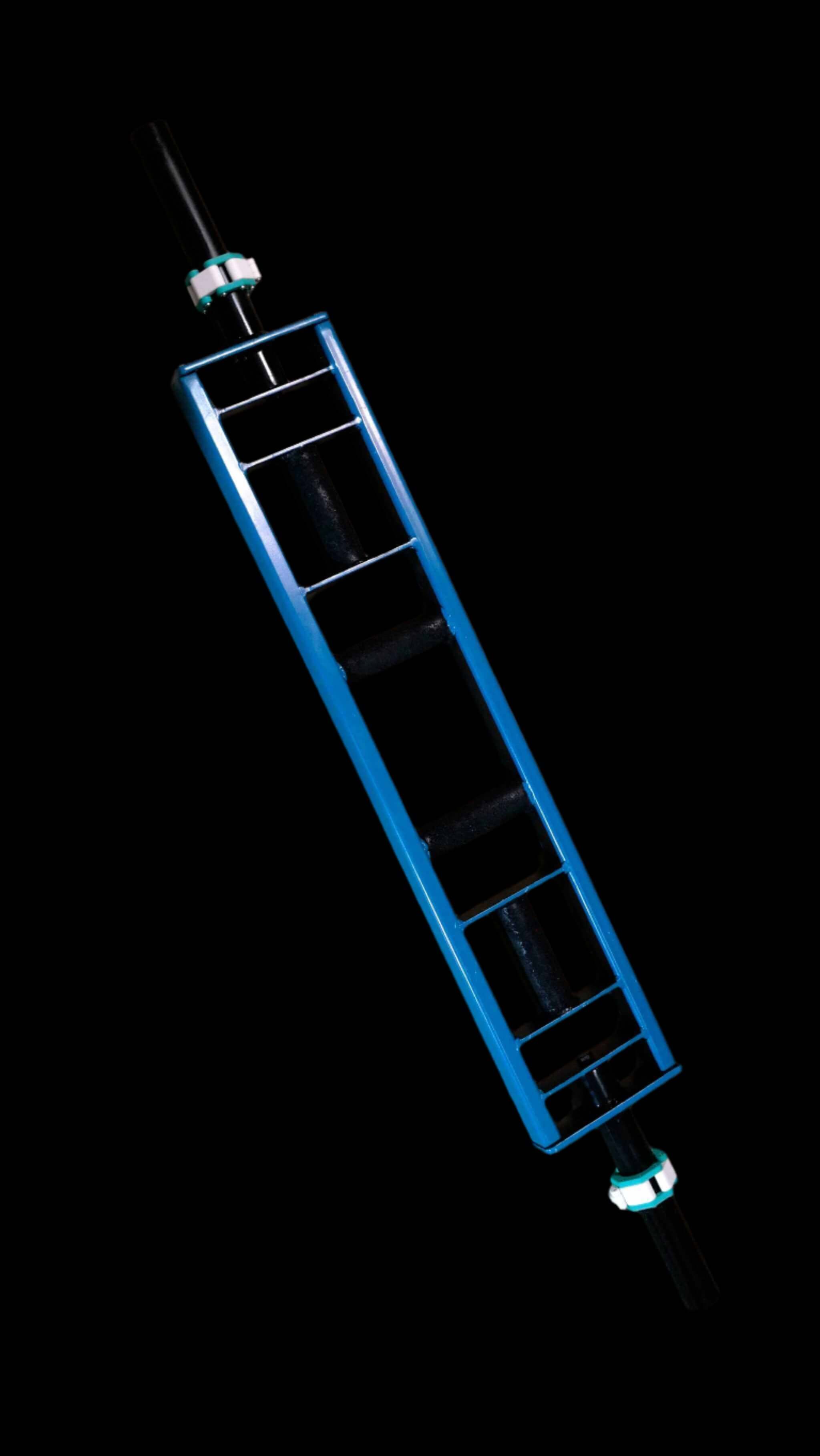 BMF Multi-Grip Hammer Press Bar on black background, highlighting its ergonomic grip layout and robust build for powerlifting and hammer curls.