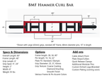Hammer Curl Multi-Grip Barbell – 2" Olympic Plate Compatible