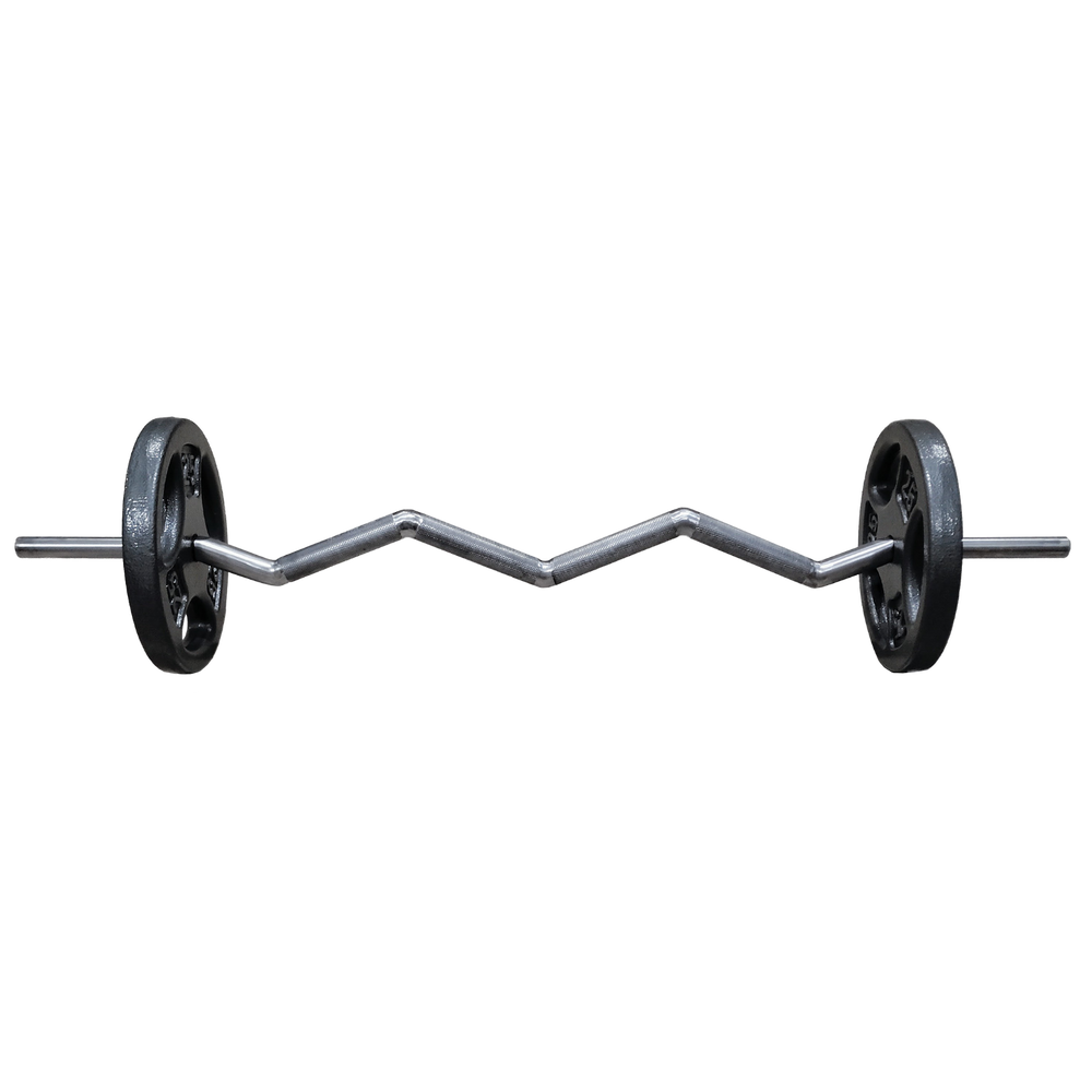 1" EZ Curl Bar - Heavy Duty, fits Standard Plates