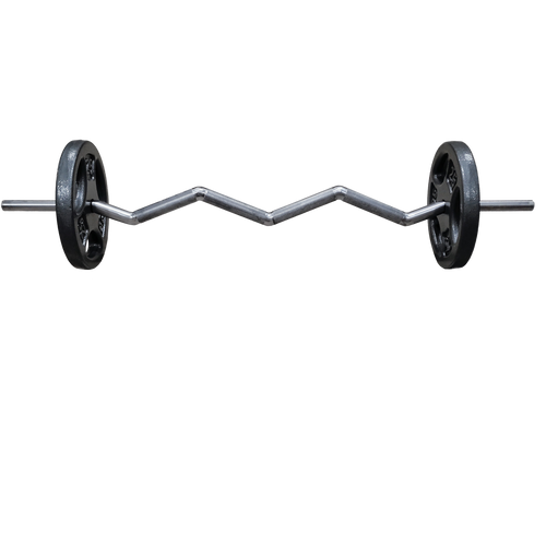 1" EZ Curl Bar - Heavy Duty, fits Standard Plates