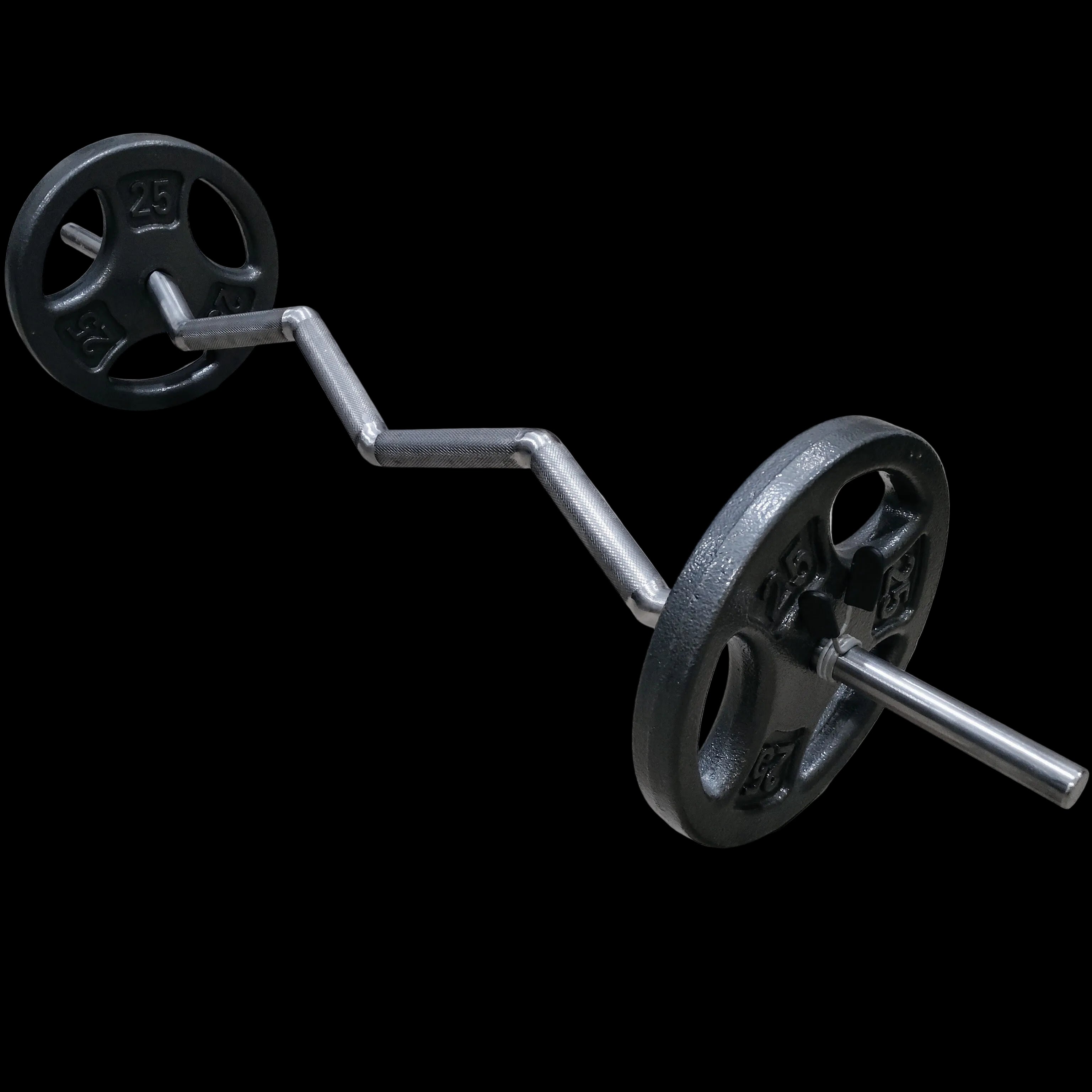 1" EZ Curl Bar - Heavy Duty, fits Standard Plates