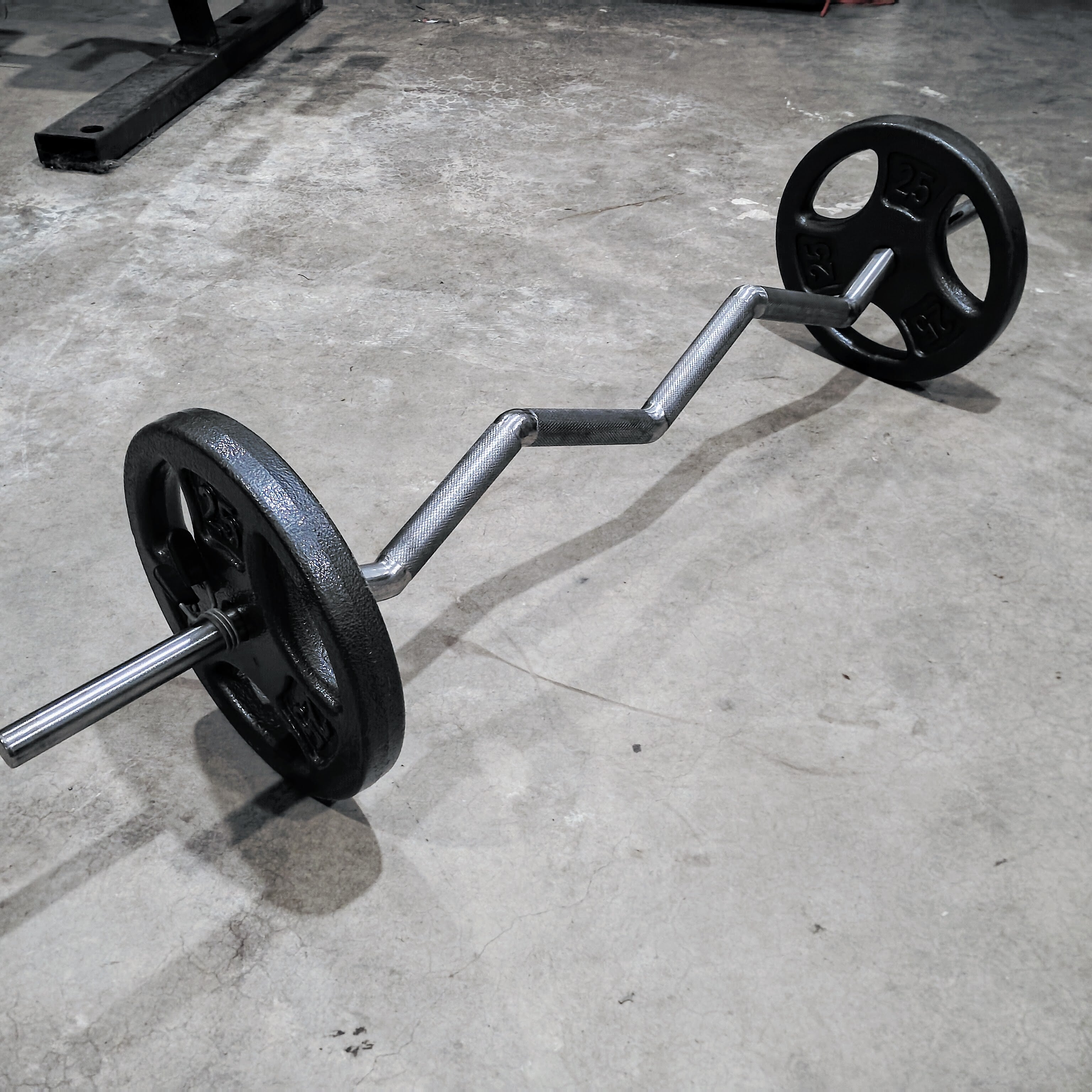 1" EZ Curl Bar - Heavy Duty, fits Standard Plates