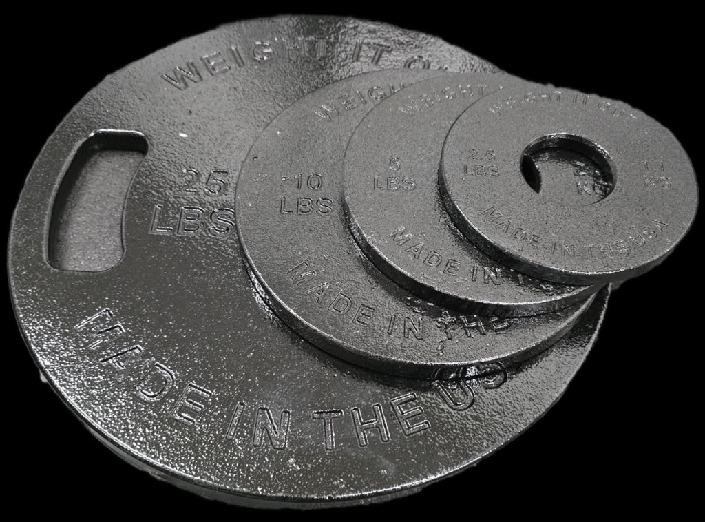 Cast Iron Machined Weight Plate Sets - view 3