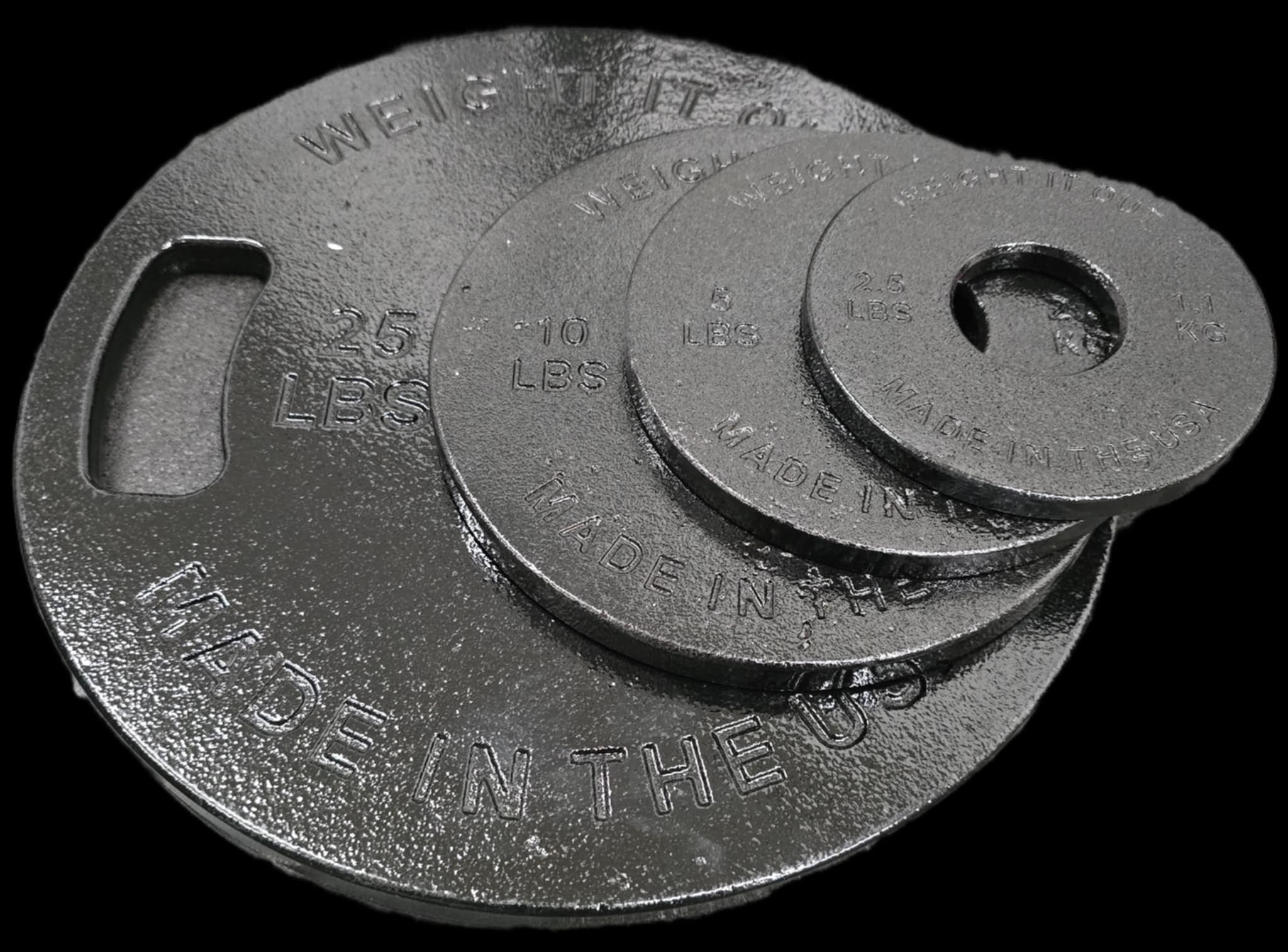 Cast Iron Machined Weight Plate Sets - view 3