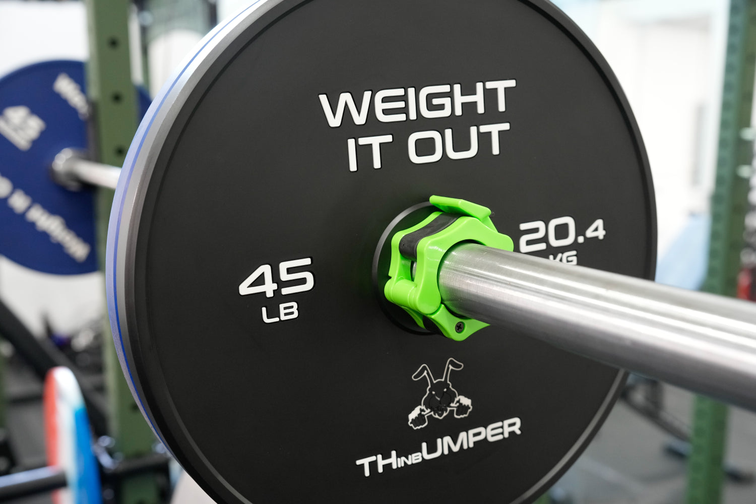 'Thumper' Thin Bumper Weight Plate Pairs. (Thinnest Bumper Plates Ever!) - view 10