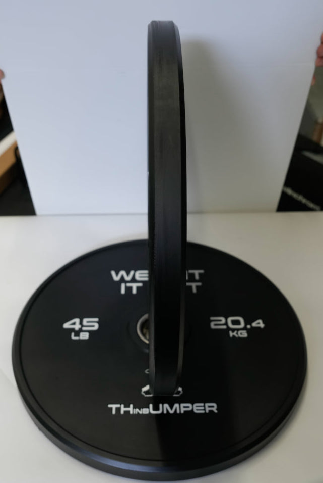 'Thumper' Thin Bumper Weight Plate Sets. (Thinnest Bumper Plates Ever!) - view 3
