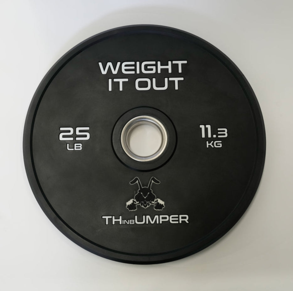 'Thumper' Thin Bumper Weight Plate Sets. (Thinnest Bumper Plates Ever!) - view 7