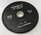 'Thumper' Thin Bumper Weight Plate Sets. (Thinnest Bumper Plates Ever!) - view 8