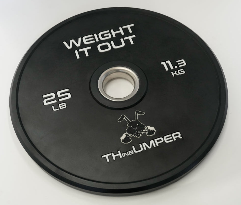 'Thumper' Thin Bumper Weight Plate Sets. (Thinnest Bumper Plates Ever!) - view 8