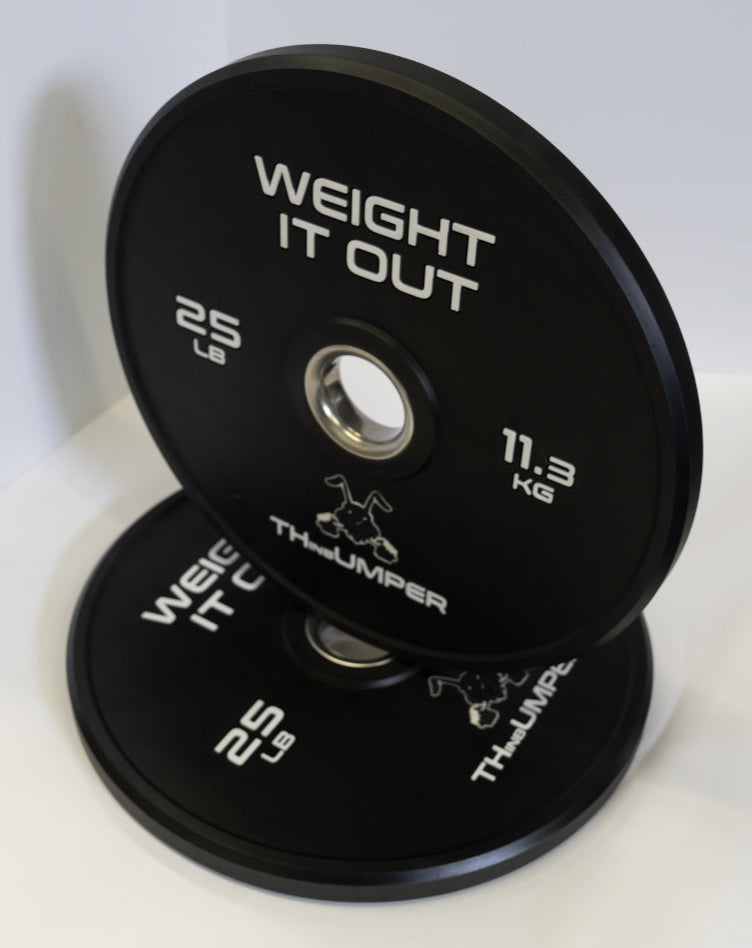 'Thumper' Thin Bumper Weight Plate Sets. (Thinnest Bumper Plates Ever!) - view 9