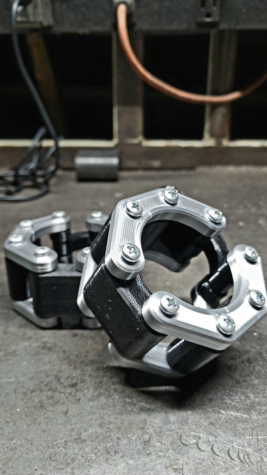 Barbell Clamps Silver
