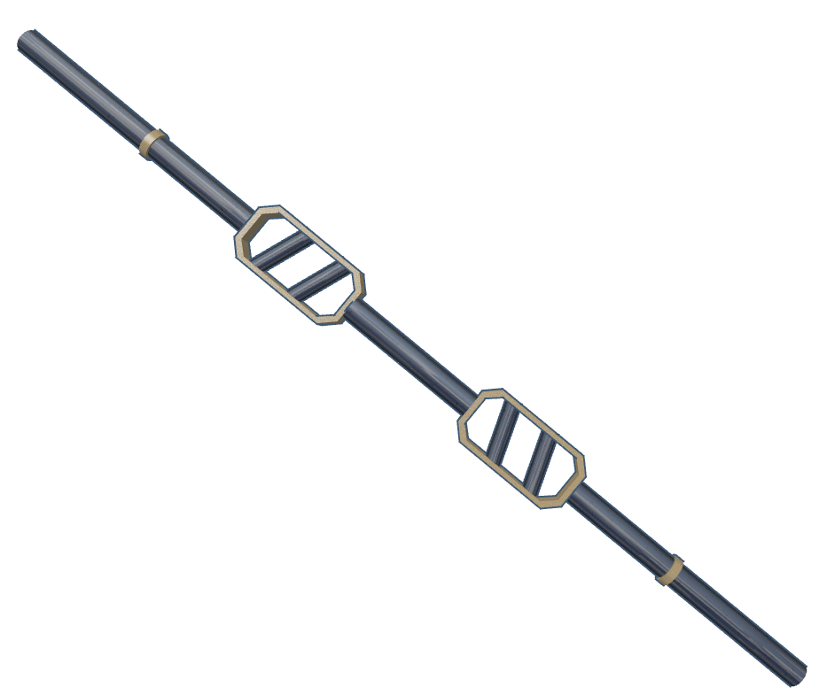 BMF Pro Split Press Bar with dual welded grip frames and rigid center shaft for angled pressing and consistent control