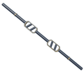 BMF Pro Split Press Bar with dual welded grip frames and rigid center shaft for angled pressing and consistent control