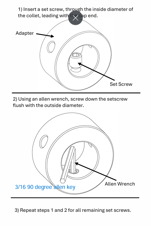 Olympic Plate to Standard Bar Adapter (2" to 1") - view 9