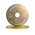 Cast Iron Machined 45lb And Calibrated Solid Steel Weight Plate Sets - view 6