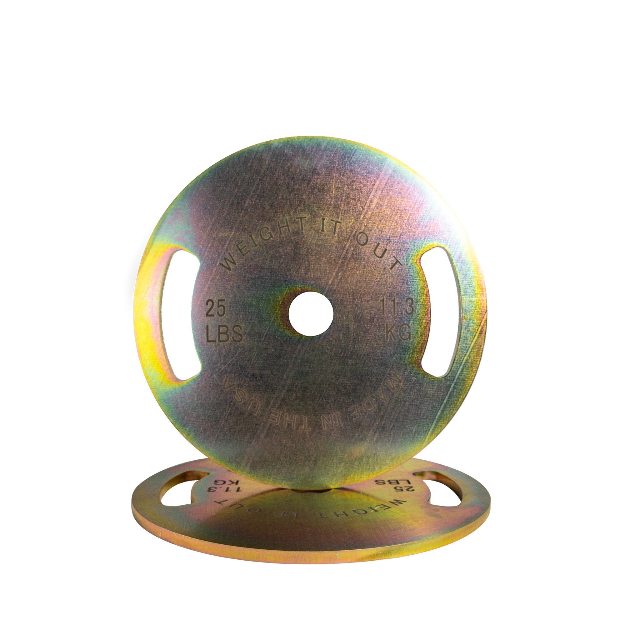 Cast Iron Machined 45lb And Calibrated Solid Steel Weight Plate Sets - view 5