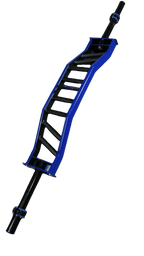 Camber Bar Row Barbell with Cable Machine Attachment