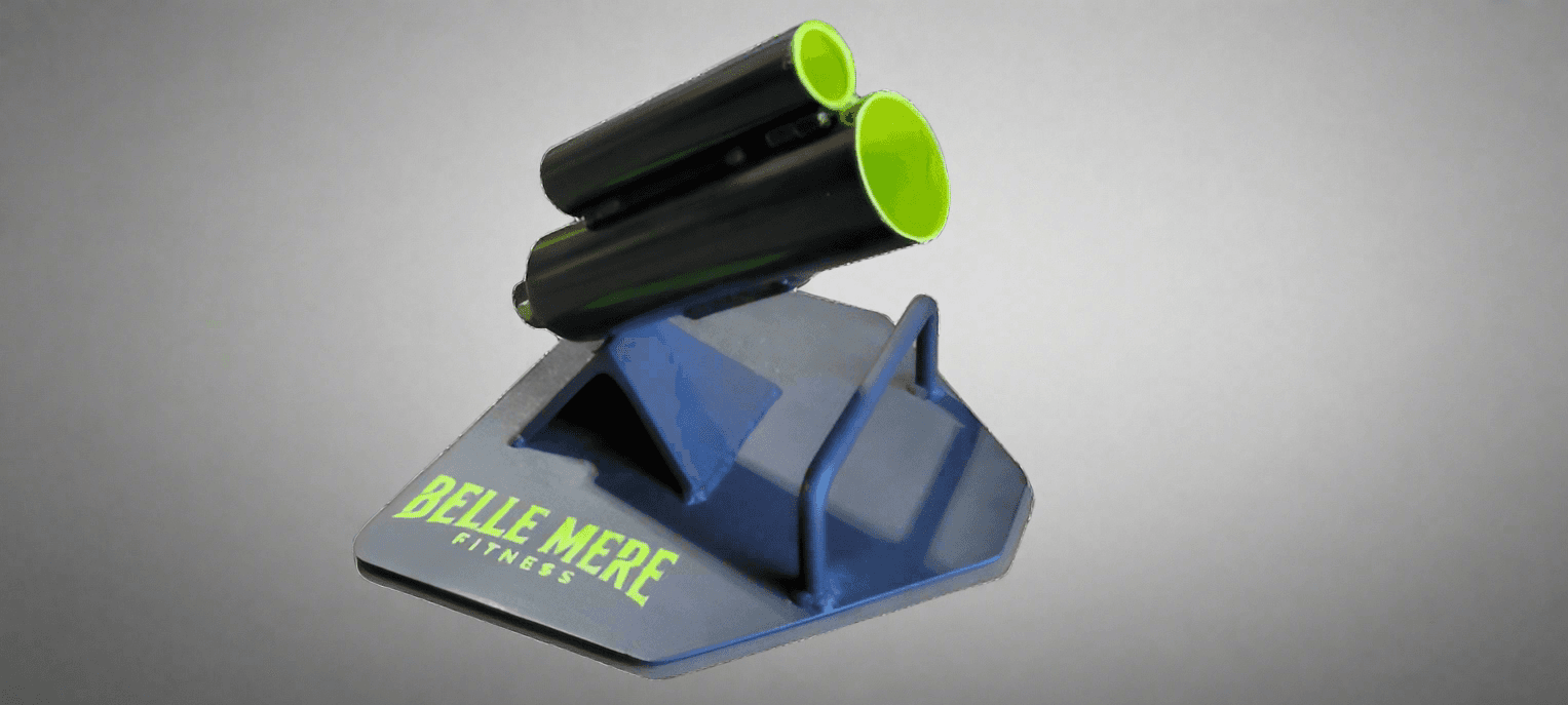 Corner Landmine Platform for versatile strength training with dual compatibility and space-saving design