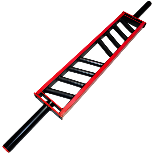 Swiss multi-grip barbell with 2 inch Olympic plate compatibility